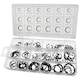 image 3 of 6" 150mm Circlip Pliers Internal & External + 480pc Circlip / Snap Ring Assortment