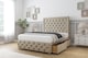 image 3 of Sloomy Vienna Almond Coniston Divan Bed With Mattress 2 Drawers Right Side With 26" Strutted Headboard & 12" Matching Footboard 4' Small Double | Cream | Almond | Small Double | 1