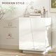 image 3 of HOMCOM High Gloss Storage Cabinet for Bedroom Living Room Dining Room Black