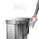 image 6 of Simplehuman 55L Rectangular Pedal bin & 4.5L Round Bathroom Pedal Bin, Brushed Stainless Steel (2 pack bundle)