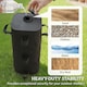 image 3 of Outsunny Set of 4 Heavy Duty Gazebo Weights Bags, 500D Sand Weights, Black | Black | Black | 22 x 22 x 50 cm