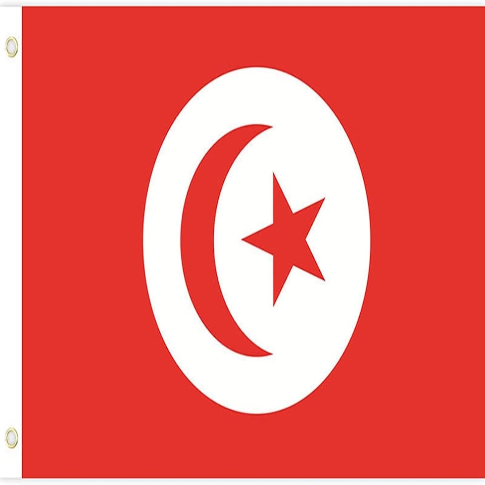 image 1 of Tunisia Flag 5 x 3ft Red
