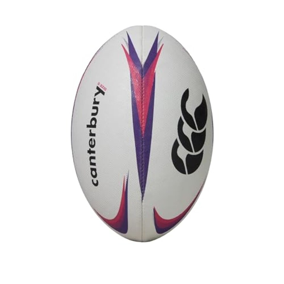 image 1 of Canterbury Mentre Rugby Ball (5) (White/Violet)