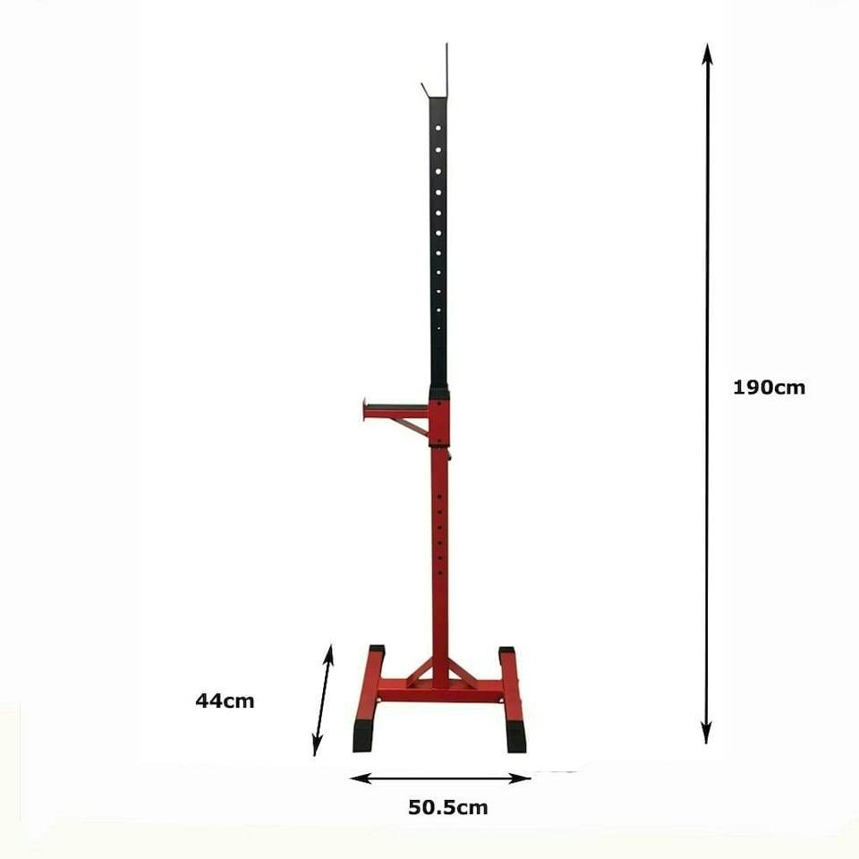 image 1 of ADJUSTABLE SQUAT RACKS WITH SPOTTERS
