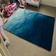image 4 of abstract blue liquid fluid (Rug) | Blue | XL