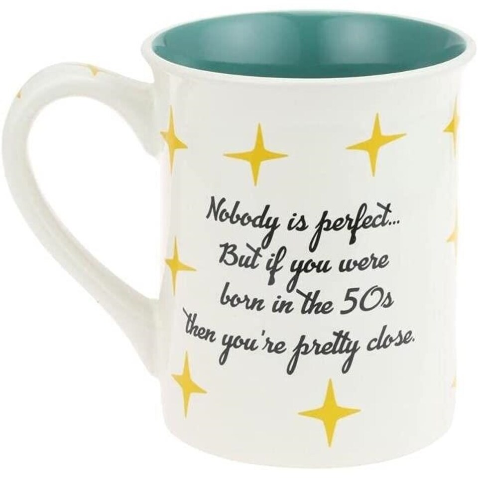 image 1 of Our Name Is Mud Ceramic Mug Made in the 50's 454ml | White | 1