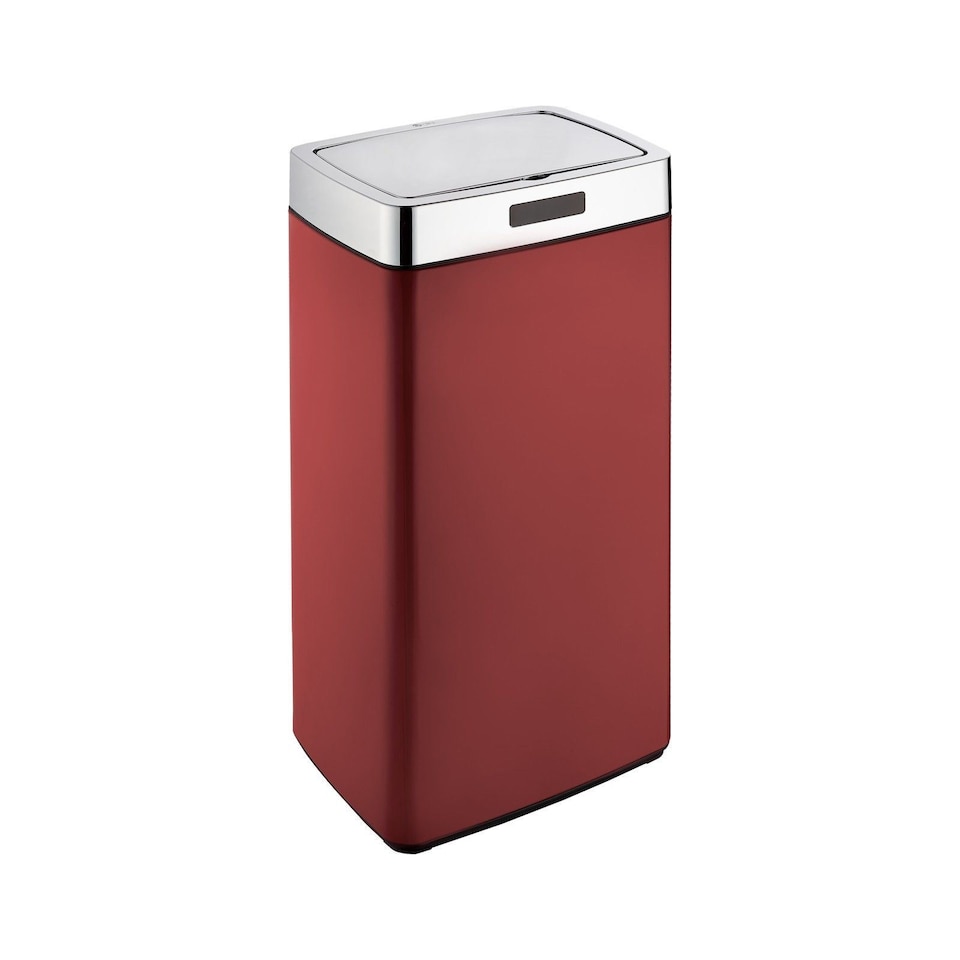 image 1 of Dihl 58L Onyx Black with Black Lid Stainless Steel Auto Touchless Hands-free Sensor Kitchen Waste Dust Bin Automatic Motor