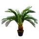 image 1 of Large Artificial Palm Tree 80cm Cycas Realistic Plant Leaf Design UK Botanik Green | One Size