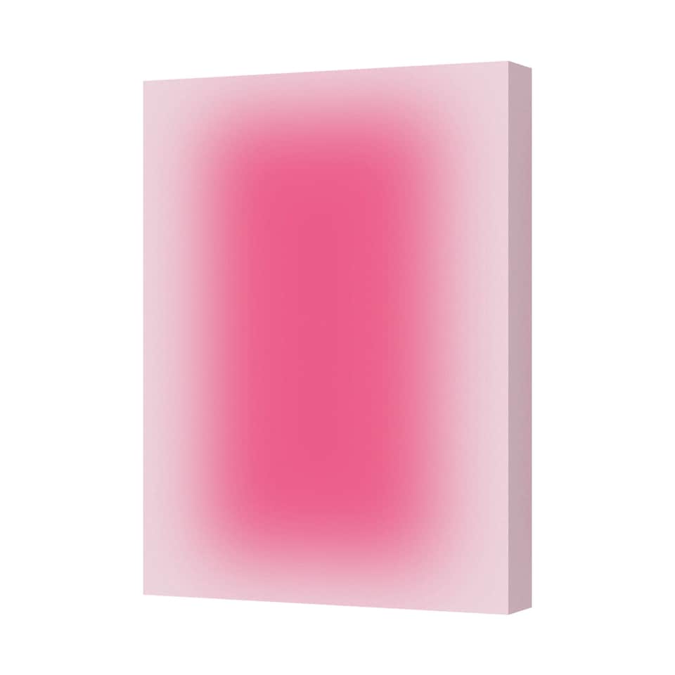 Pink Gradient Canvas Wall Art Print Abstract Modern Decor - Tesco Groceries
