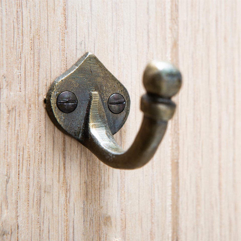 image 1 of Hammer & Tongs Arrow Head Hook - W35mm x H40mm - Brass