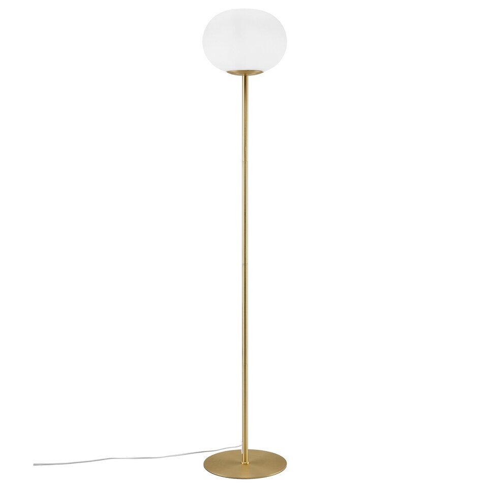 image 1 of Nordlux Alton Indoor Floor Lamp Brass Glass E27 Hand Blown - Mains Powered, IP20