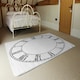 image 3 of Roman Numeral Clock (Rug) Multi | Medium: 80x150cm