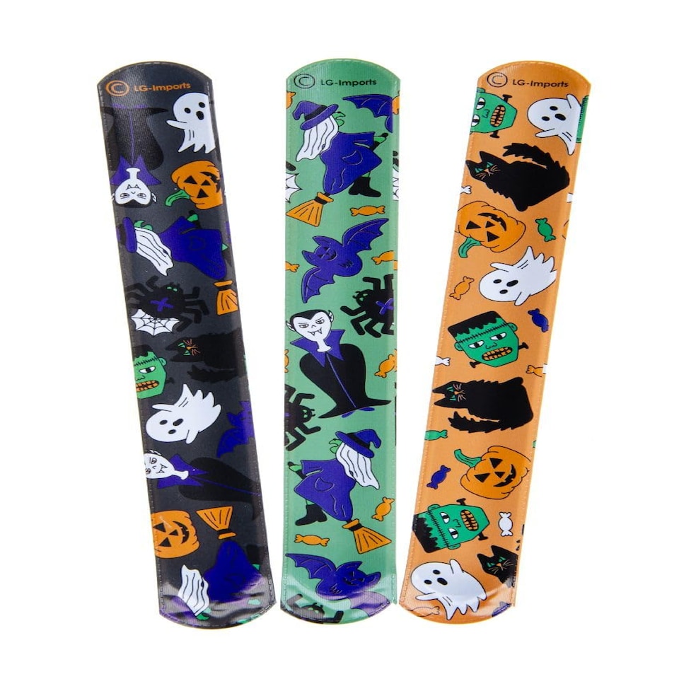 image 1 of Pack of 12 Halloween Snap Bracelets
