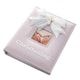 image 2 of White Faux-Silk Bow and Silver Plated Cross Christening Photo Album in Pink