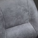 image 8 of Vinsetto Swivel Computer Office Chair Mid Back Desk Chair for Home Study Bedroom, Light Grey