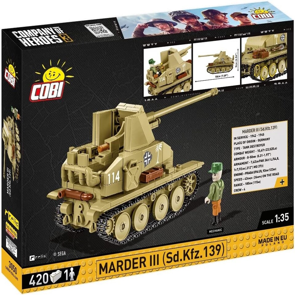image 1 of Cobi - Company of Heroes 3 - Marder III (420 Pieces)