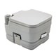 image 9 of HOMCOM 10L Portable Travel Toilet Outdoor Camping with 2 Detachable Tanks Grey
