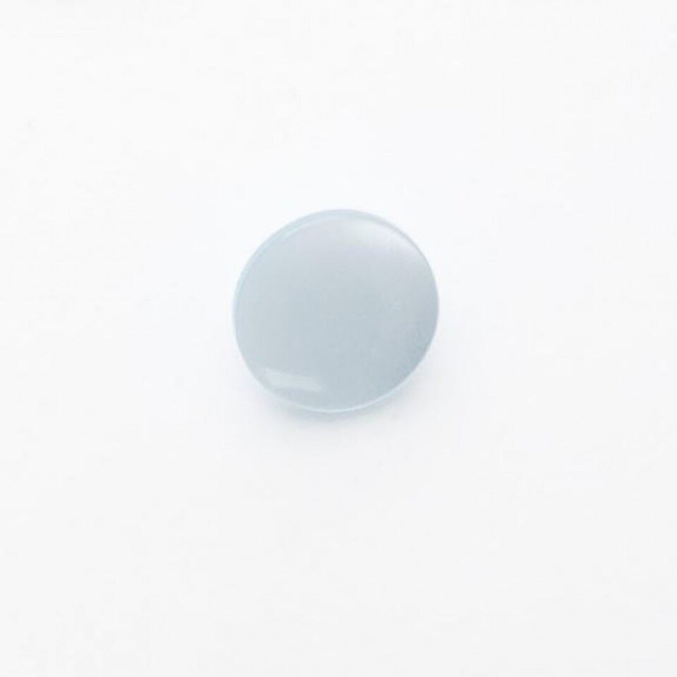 Minerva Pale Blue Round Plastic Shank Buttons for Dressmaking - 14mm - per value pack of 100
