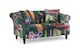 image 3 of Fabric Green Patchwork 2 Seater Sofa AVICI SHOUT