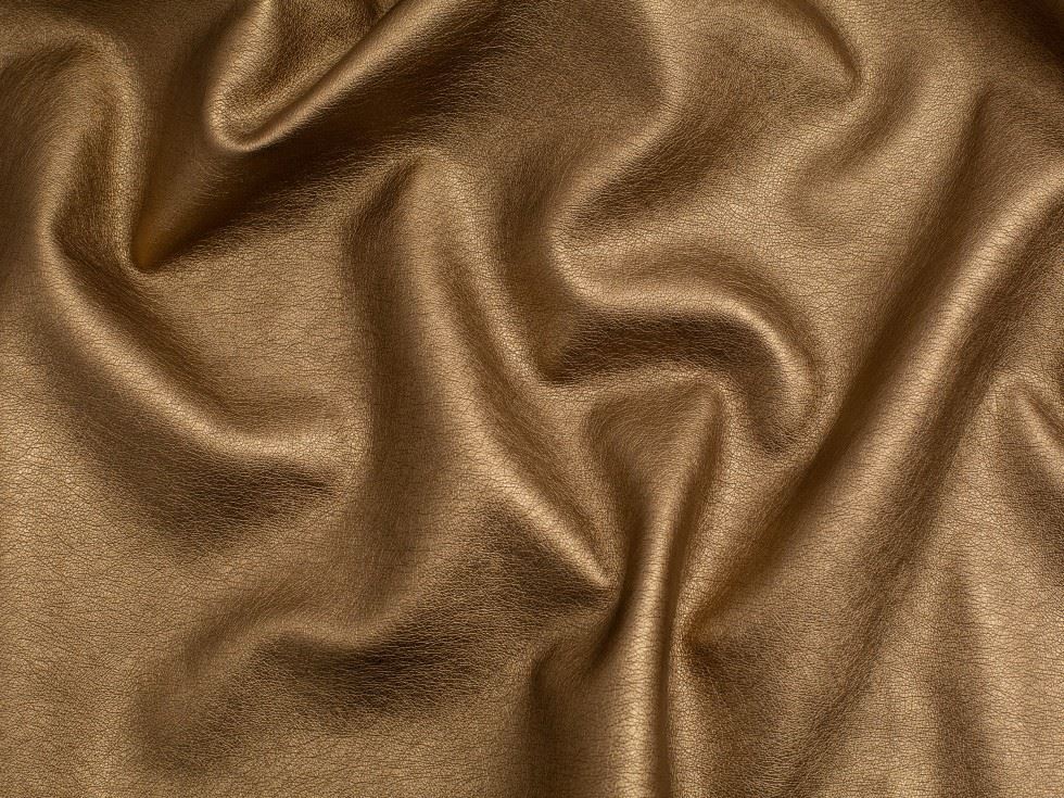Minerva Core Range Gold Soft Faux Leather Fabric for Bag Making, Dressmaking, Upholstery, 140cm / 55" Wide - per metre