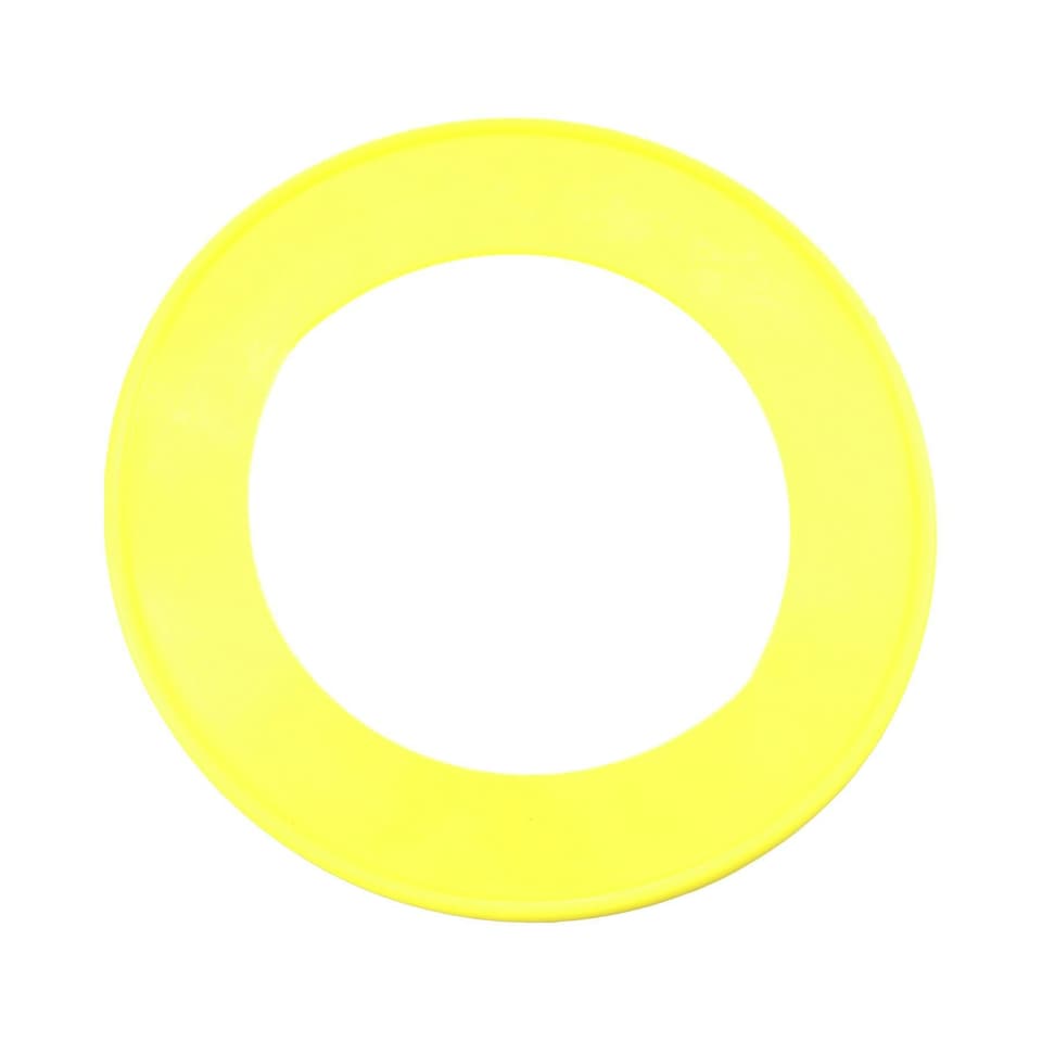 image 1 of Large Yellow Hoop La Hoop Interactive Dog Throw And Fetch Toy 21cm