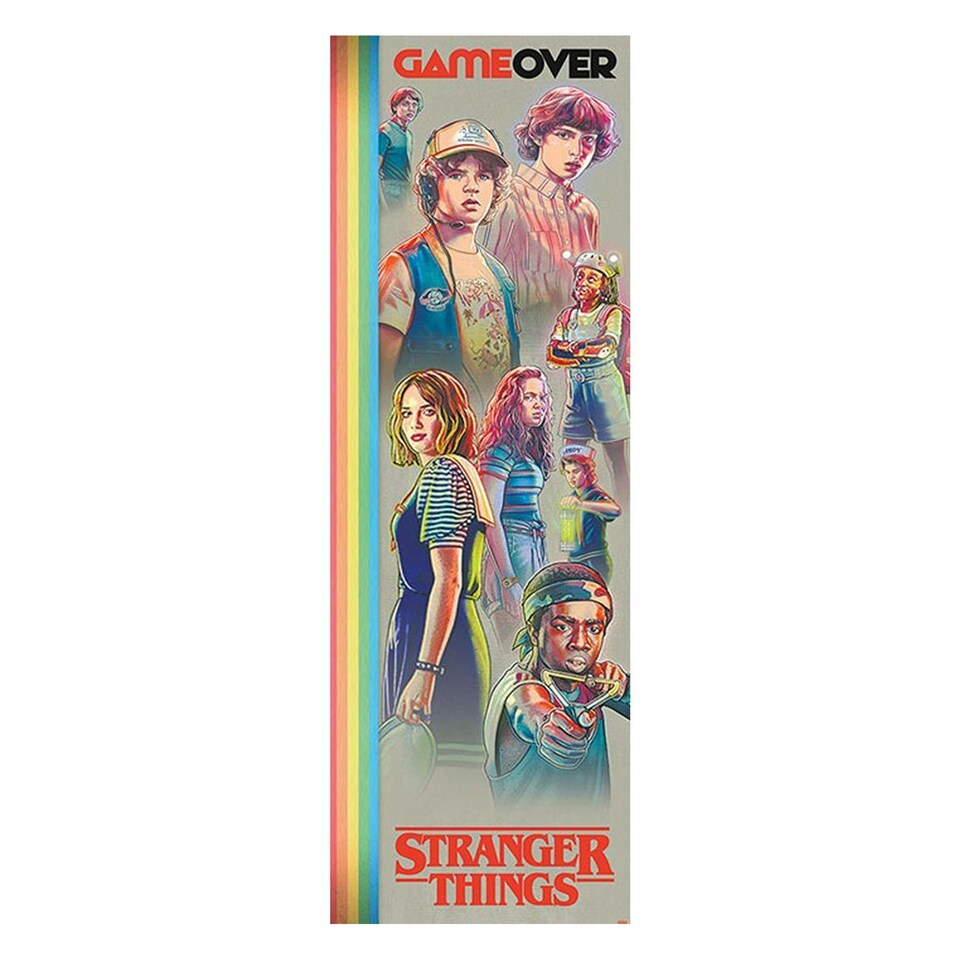 Stranger Things Game Over Poster - Multicoloured - One Size