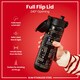 image 4 of Leak Proof Slim Water Bottle, Stainless Steel, 600ml (20oz) | Black | Gamer | One Size