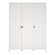 image 2 of Barcelona Wardrobe with 3 Doors in White