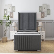 Sloomy Marlborough Armour Coniston Bed Frame With 50" Upholstered Wingback Headboard 3' Single