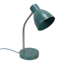 ValueLights Keela Teal Adjustable Flexi Neck Desk Table Lamp with LED Bulb