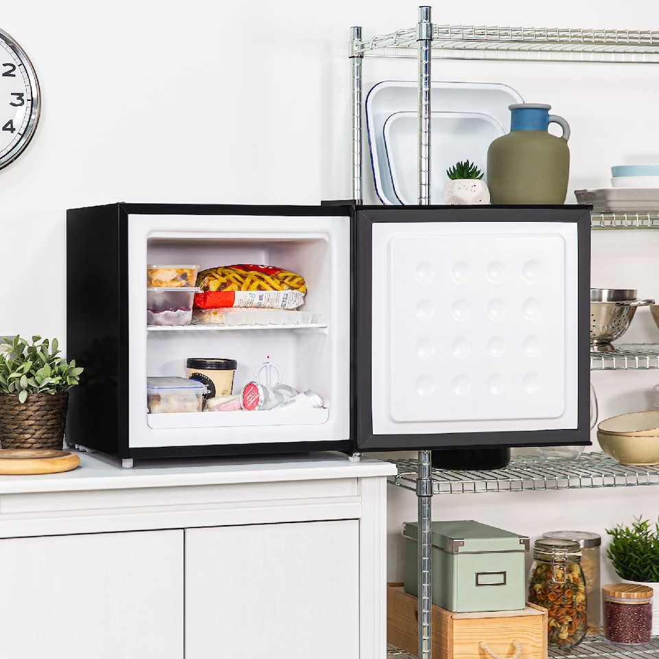 image 1 of Abode ATTFZ0E1B Mini Freezer Black 31L Table Top Adjustable Thermostat