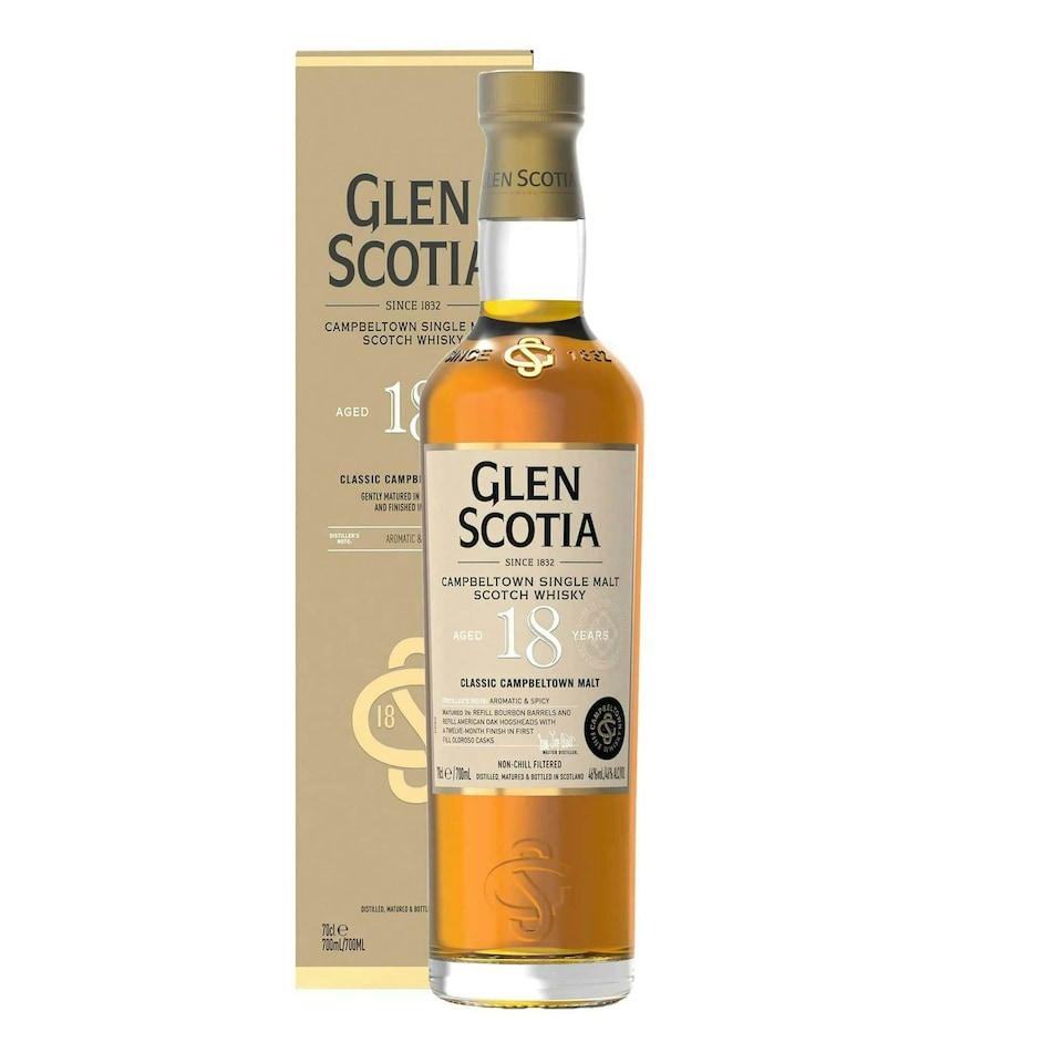 image 1 of Glen Scotia - Campbeltown Single Malt Scotch 18 year old Whisky