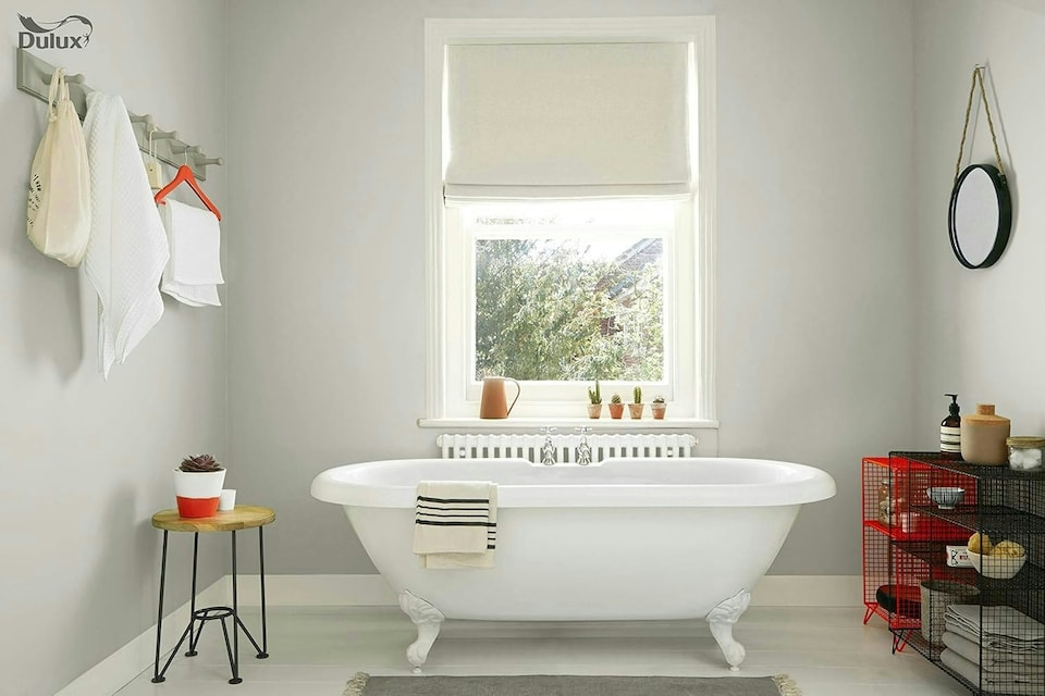 image 1 of Dulux Quick Dry Satinwood Paint - Polished Pebble 750ml