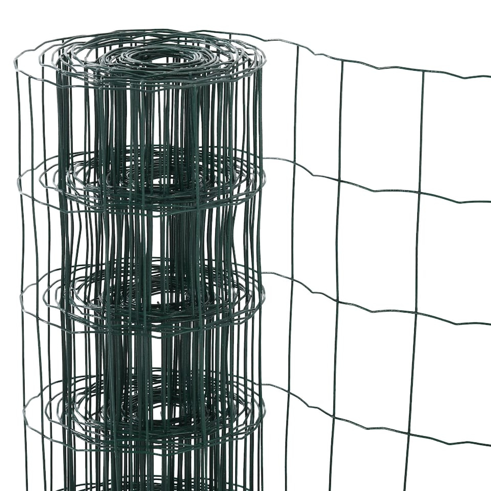 image 1 of PawHut 1Mx10M Chicken Wire Mesh Rabbit Poultry Animal Fence PVC Coated Netting