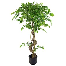Artificial Trees 120cm Medium Twisted Ficus 120cm | Green | 4ft