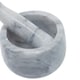 image 4 of Interiors By Premier Grey Marble Mortar and Pestle, Durable 250ml Marble Grinder for Kitchen, Non-Porous Handcrafted