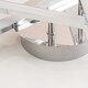 image 4 of ValueLights Infinity Chrome Crossover Integrated LED Ceiling Light | Silver