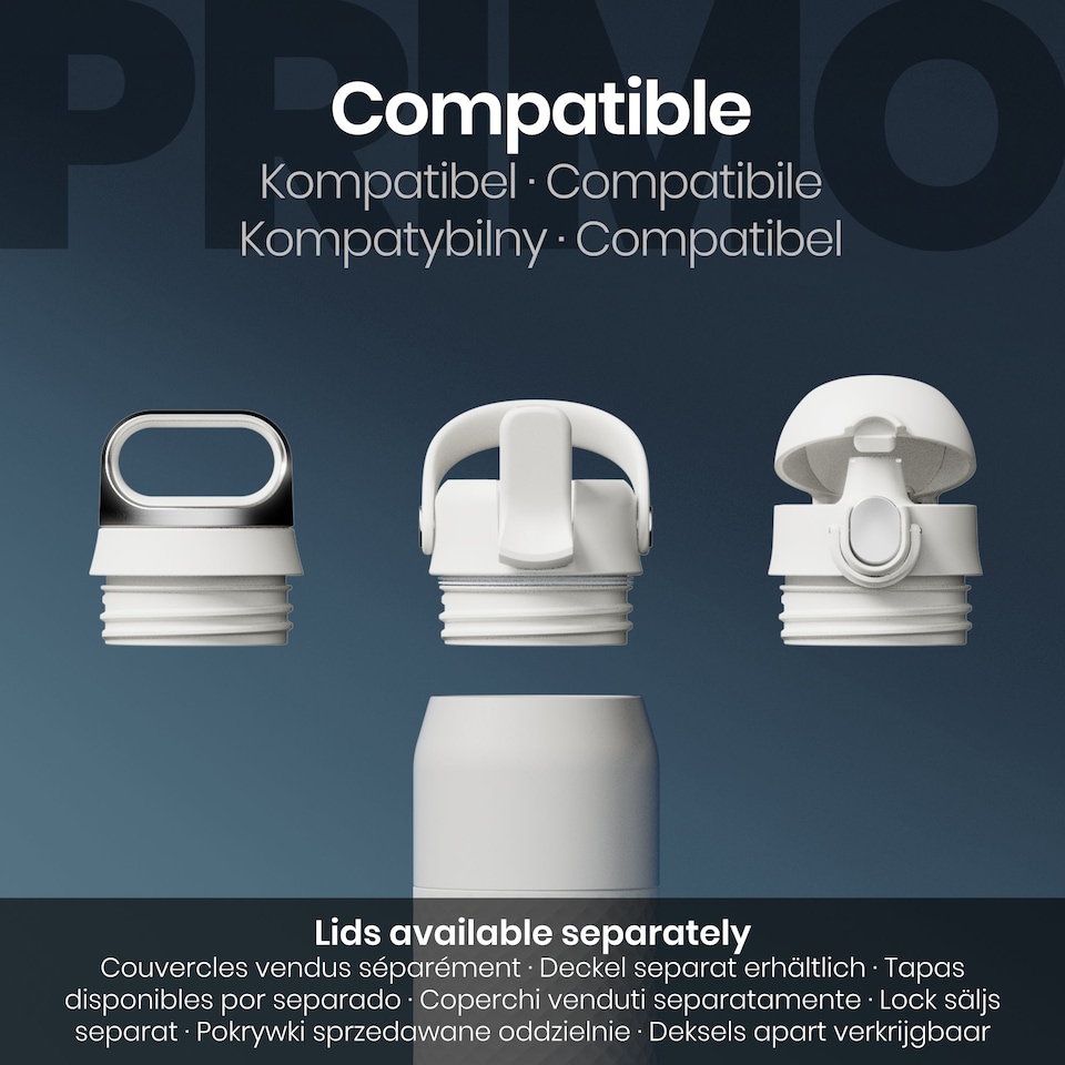image 1 of ION8 URBAN Insulated Steel Water Bottle, Dual Tone, 360ml / 12oz