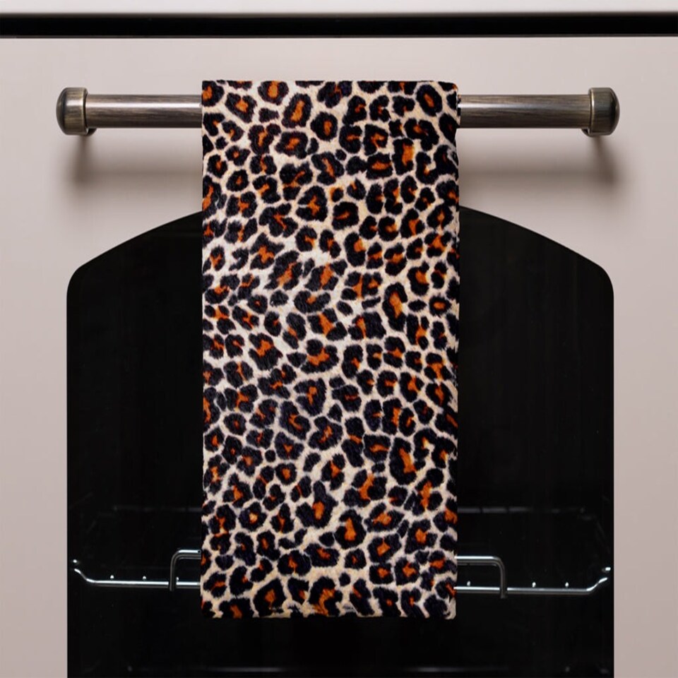 image 1 of Print of Leopard Skin (Kitchen Towel)