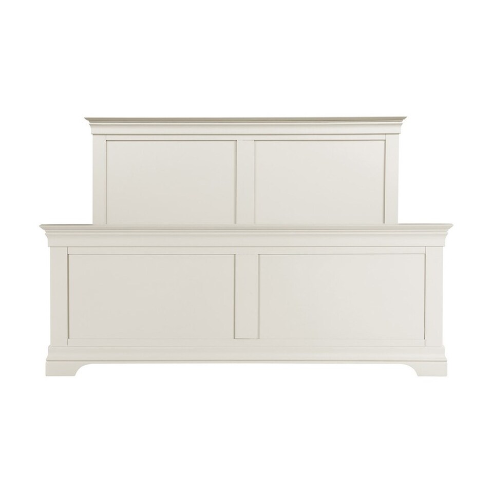image 1 of Bordeaux 5 Feet High End Bed Frame - L218 x W167 x H105 cm - Ivory