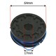 image 2 of SPARES2GO 5m Line & Spool compatible with Einhell BG-ET 5030 ET 500/30 RT 3110 5030 Strimmer Trimmer