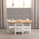 image 10 of Santos Drop Leaf Extending Coffee Table Blue | Navy Blue