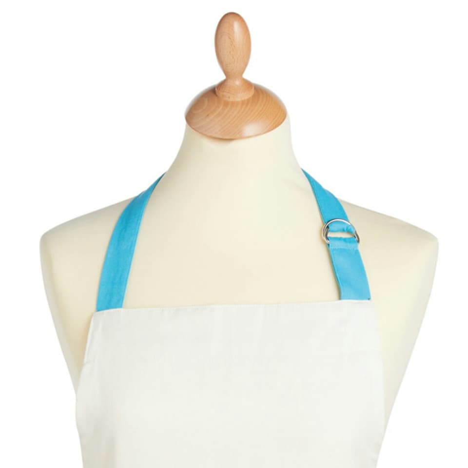 image 1 of KitchenCraft Apron Blue Lyrics Cotton Blue