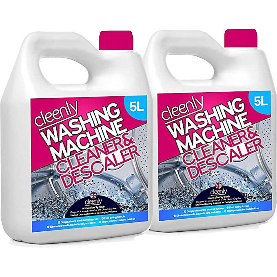 image 1 of Cleenly Washing Machine Cleaner and Descaler. Eliminates Dirt, Smells, Grime & Prevents Bacteria Build Up 10L