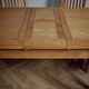 image 7 of Rustic Oak Extending Dining Kitchen Table 78×90×120 cm Extending to 150 cm