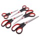 image 1 of Blackspur 5pc Stainless Steel Scissors Set - Black