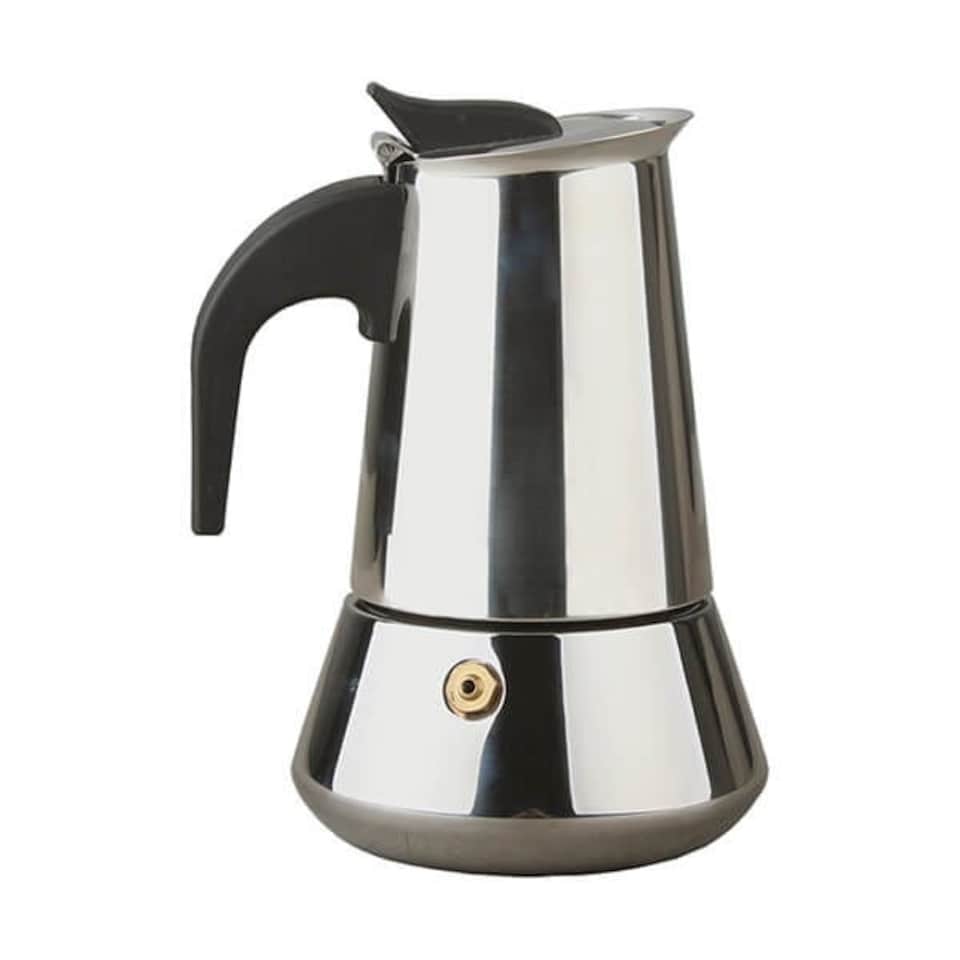 image 1 of Apollo Stainless Steel Induction 2 Cup Coffee Maker
