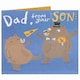 image 2 of No1 Dad From Your Son Cute Father's Day Greeting Card Lucky To Have You!