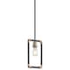 image 1 of Imahn 1 Light Mini Ceiling Pendant Light Black, Natural Brass, E27