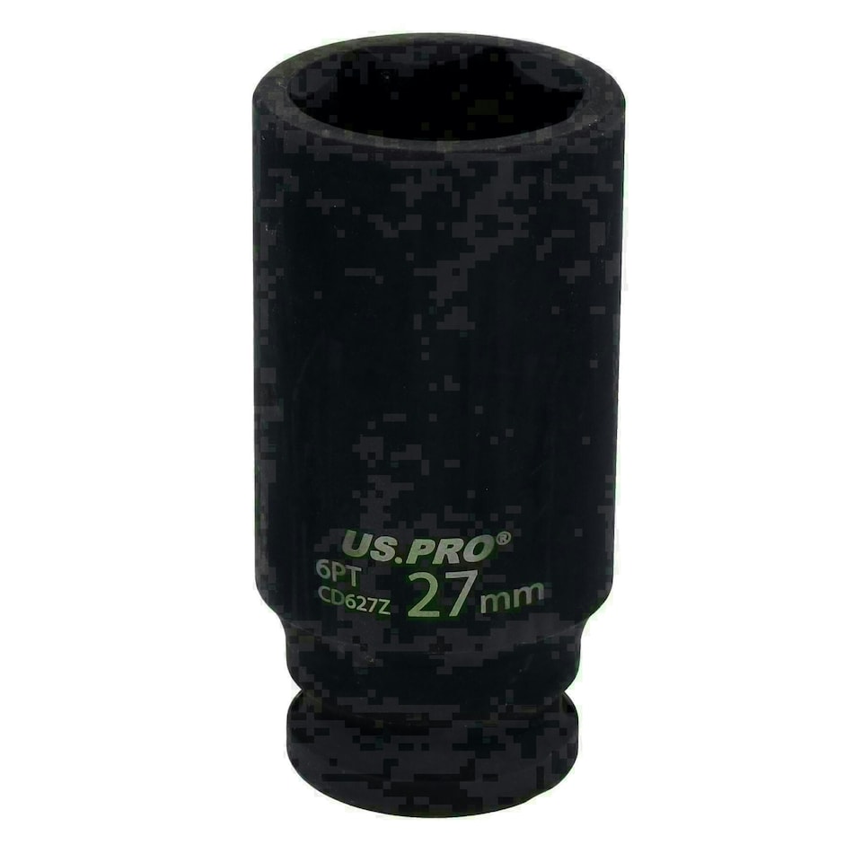 image 1 of 1/2" Drive Breaker Power Bar 30" Long + 27mm Deep Impact Wheel Nut Socket